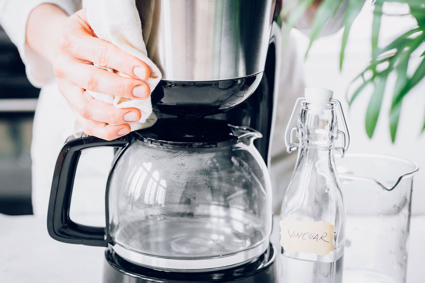 clean a coffee machine