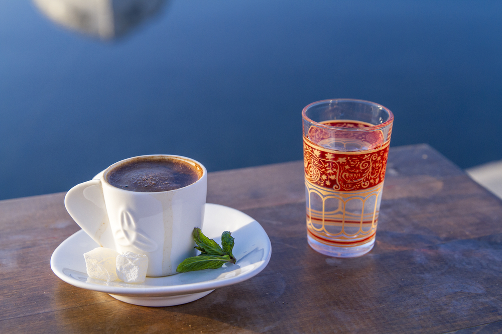 turkish coffee presentation