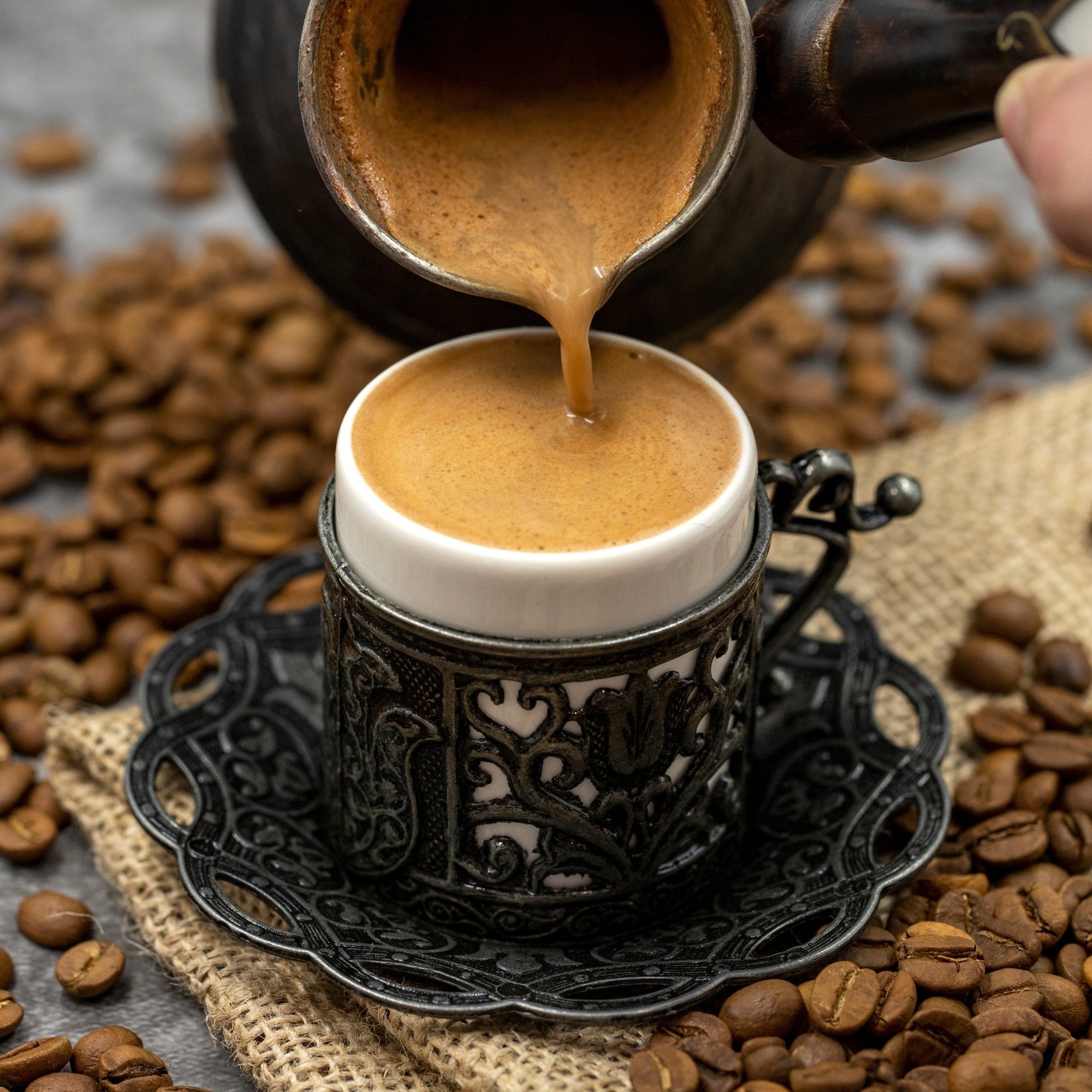 turkish coffee with milk
