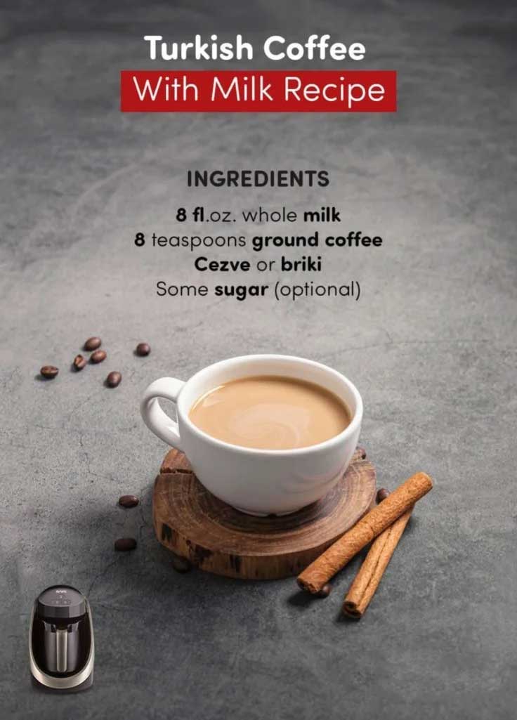 What is Turkish Coffee with Milk? How is It Made?