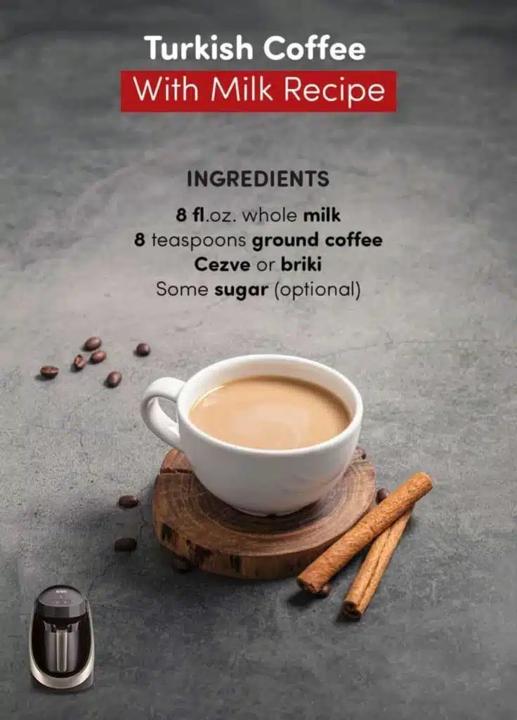 What is Turkish Coffee with Milk? How is It Made?