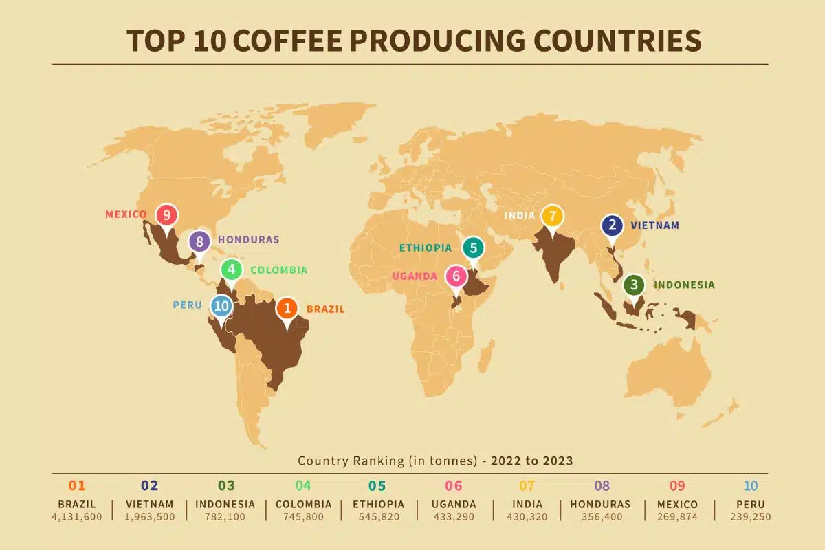 coffee producing