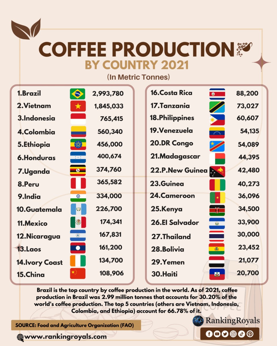 coffee producing